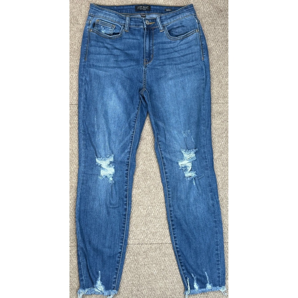 Judy Blue Skinny Fit Distressed Women's Denim Jeans Size 9/29